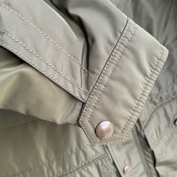 Polo Ralph Lauren Zip Down Combat Green Raincoat Jacket - Picture 9 of 12